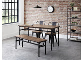 Carnegie Table, Carnegie Bench & Grafton Chairs